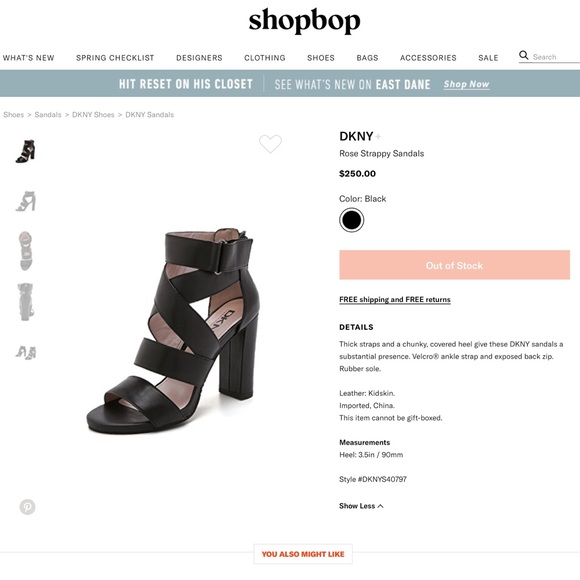 Dkny Shoes - DKNY Rose Strappy Sandal Dkny Shoes - DKNY Rose Strappy Sandal